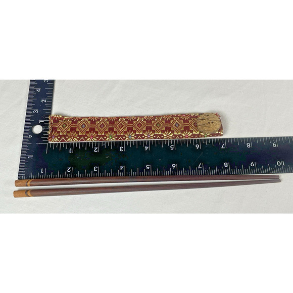 Sake Set 3 Ochoko Cup 2 Tokkuri Bottle Blue White Porcelain Japanese +Chopsticks - Picture 10 of 10